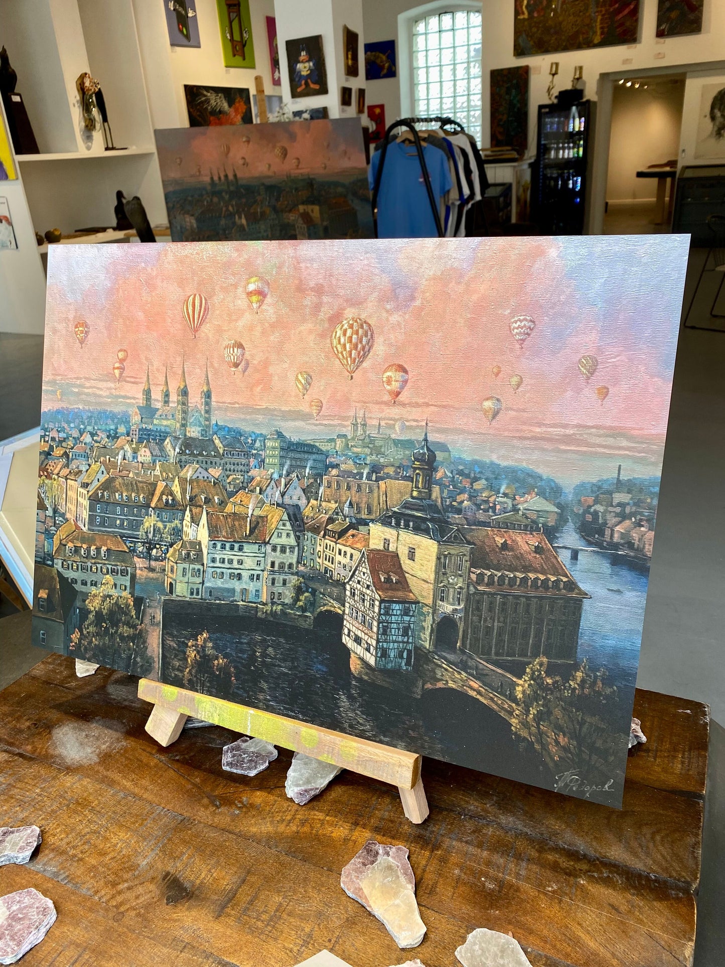 KUNSTDRUCK BAMBERG – Stadtansicht als Poster von Pavel Fedorov