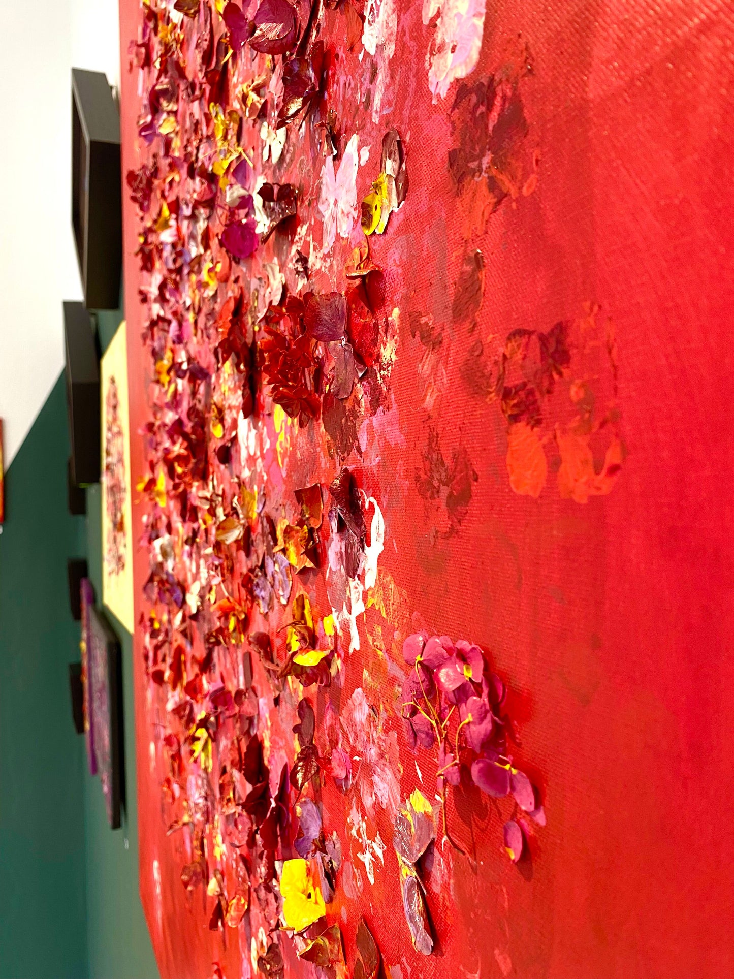 FLOWER FIELD | Original Acrylbild auf Leinwand von Studio Bloom (90x120 cm)"