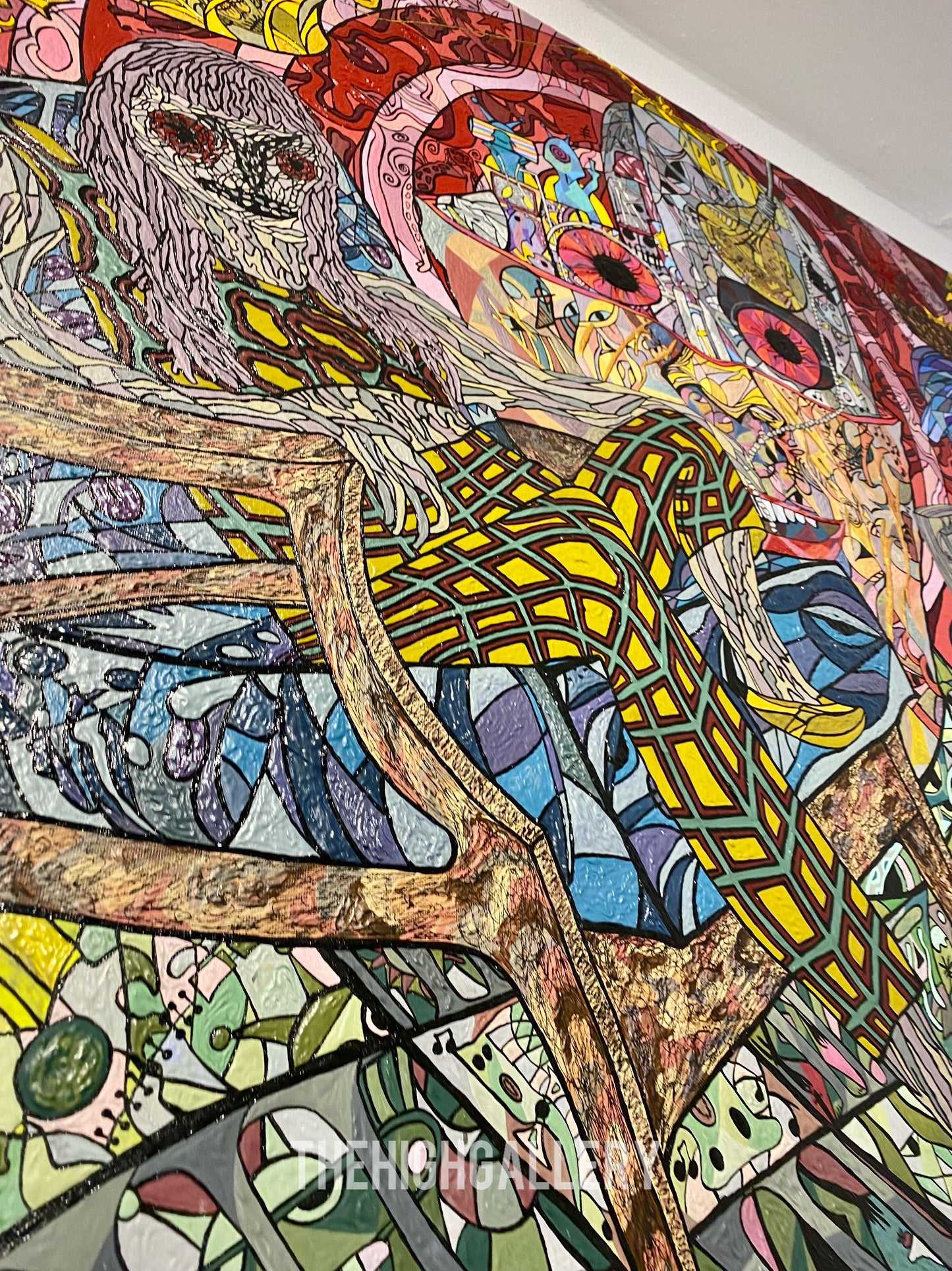 ZWISCHEN MIR UND WIR(R) | Tiefentau Originalgemälde Acryl