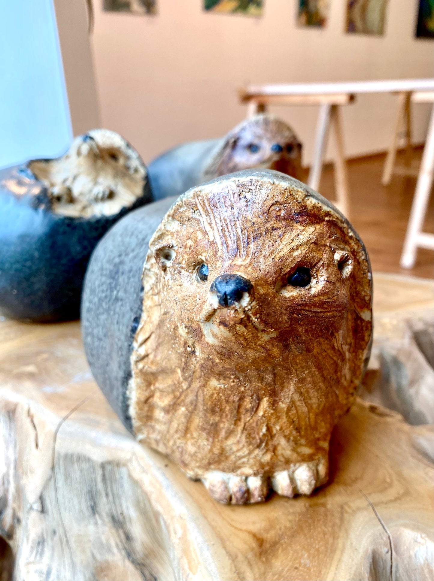 Igel, sitzend