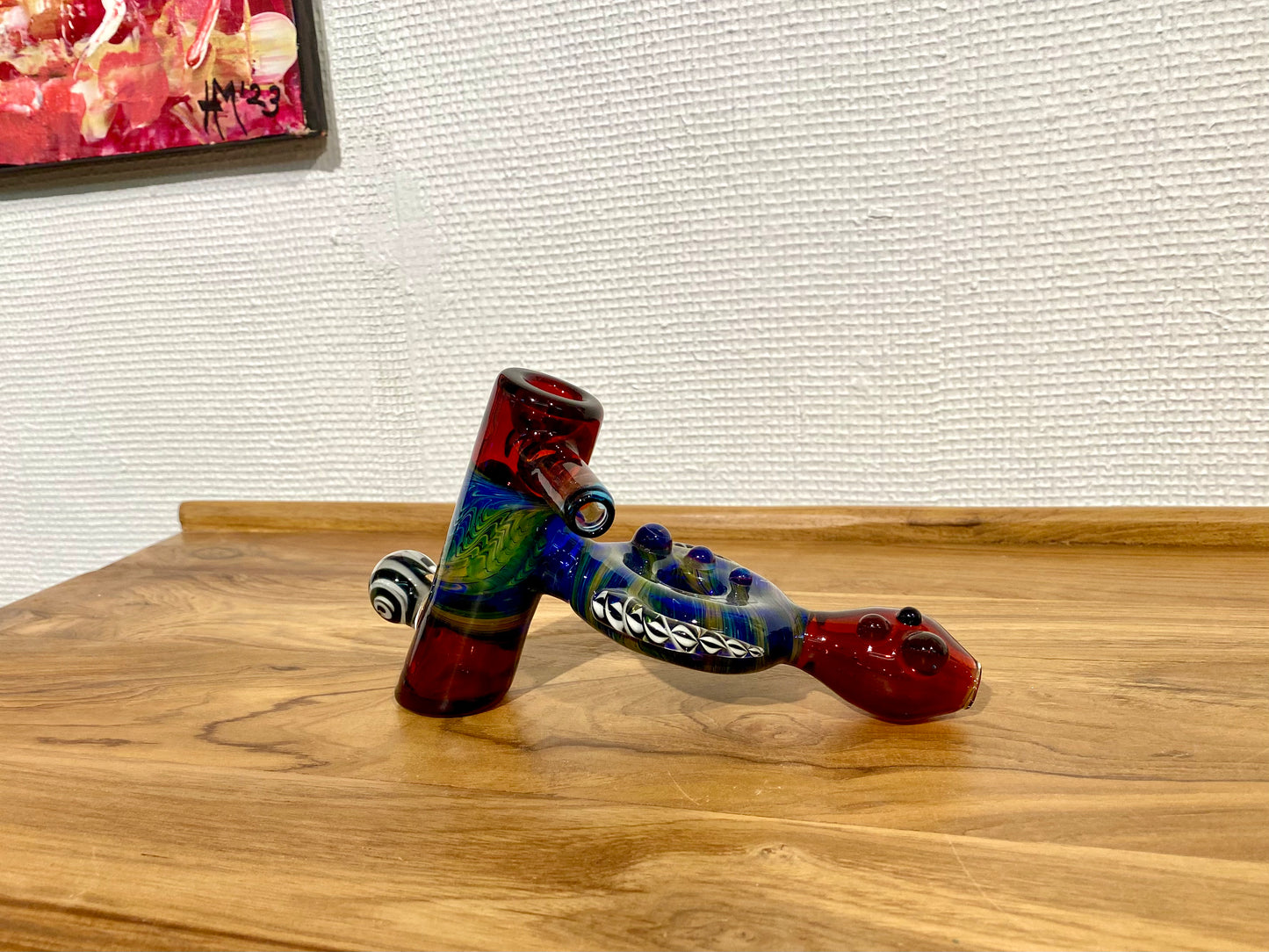 Handgefertigte Glas Pfeife: Portal