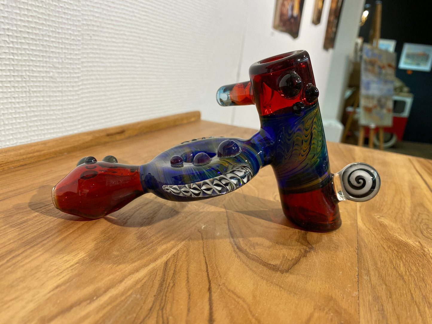 Handgefertigte Glas Pfeife: Portal