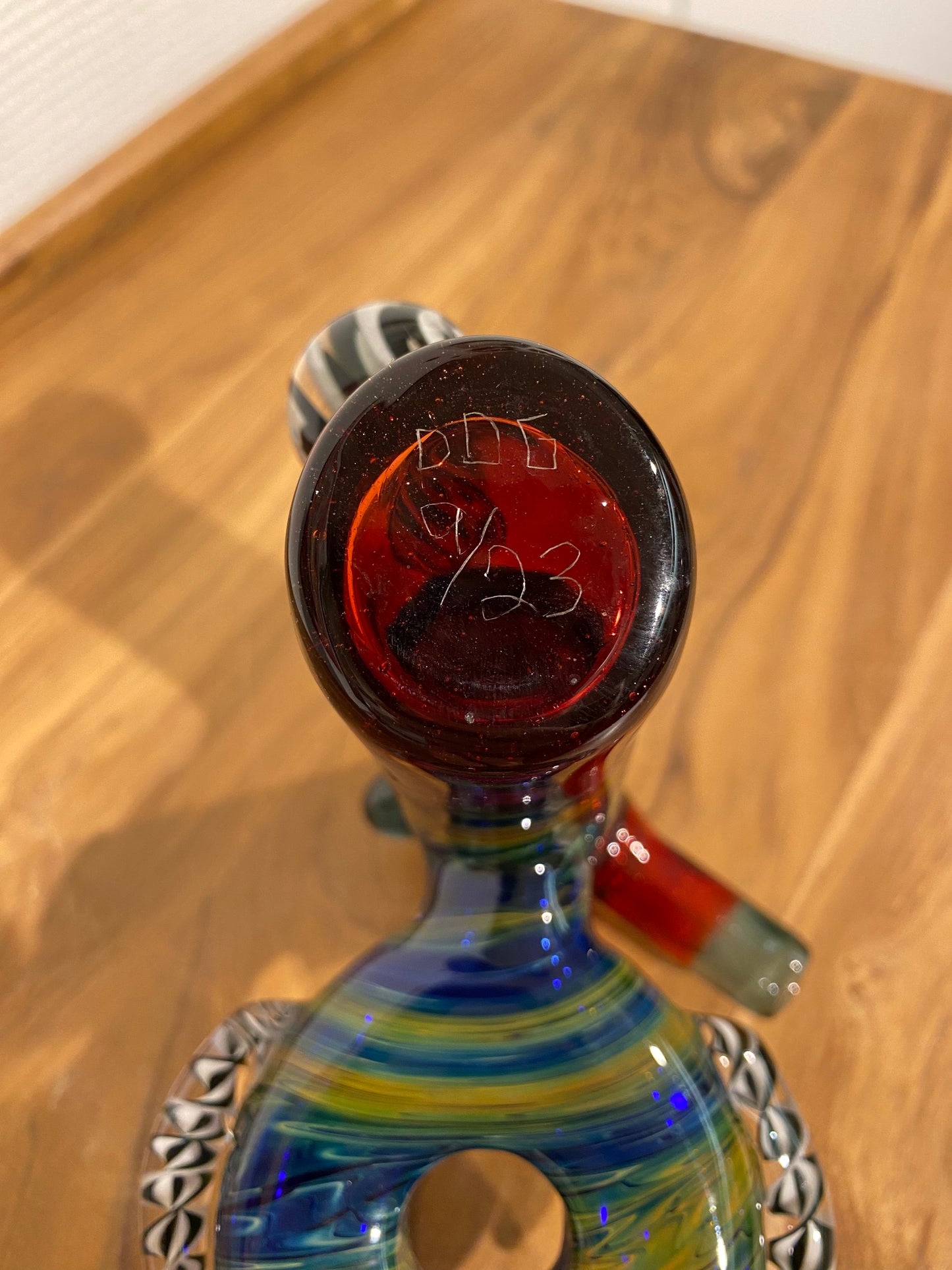 Handgefertigte Glas Pfeife: Portal
