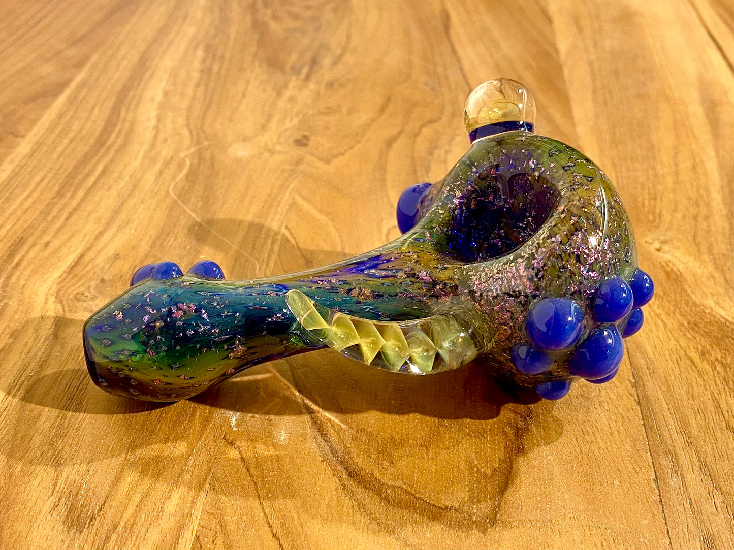 Handgefertigte Glas Pfeife: Nebula