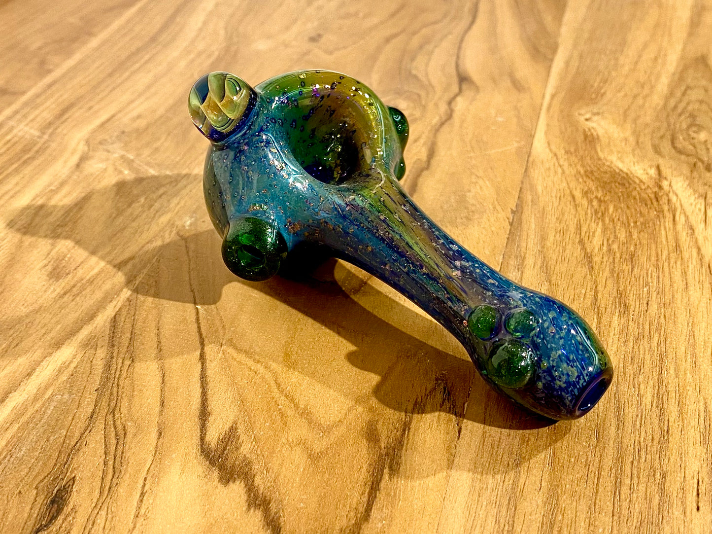 Handefertigte Glas Pfeife: Aurora