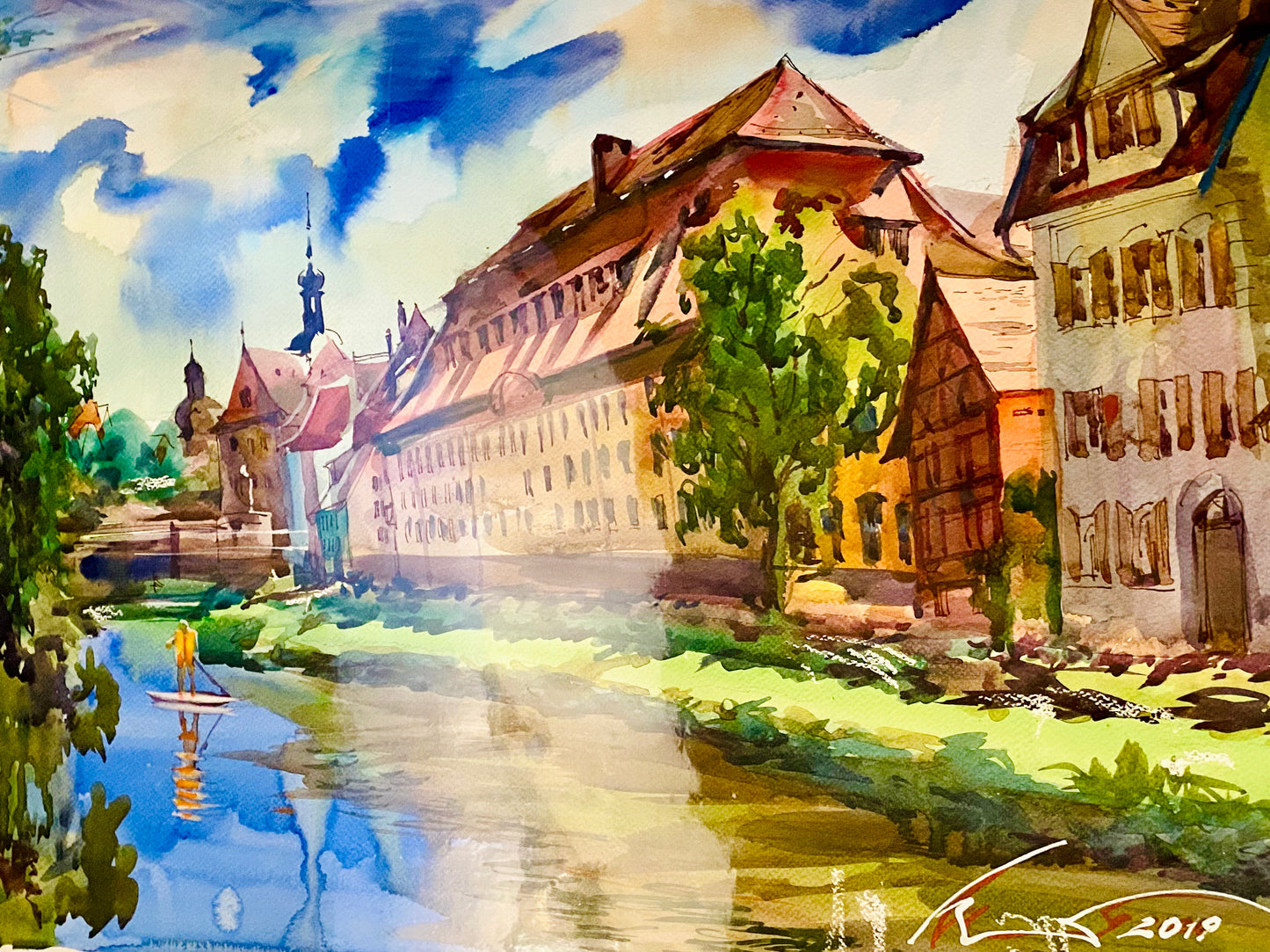 Bamberg, am Leinritt