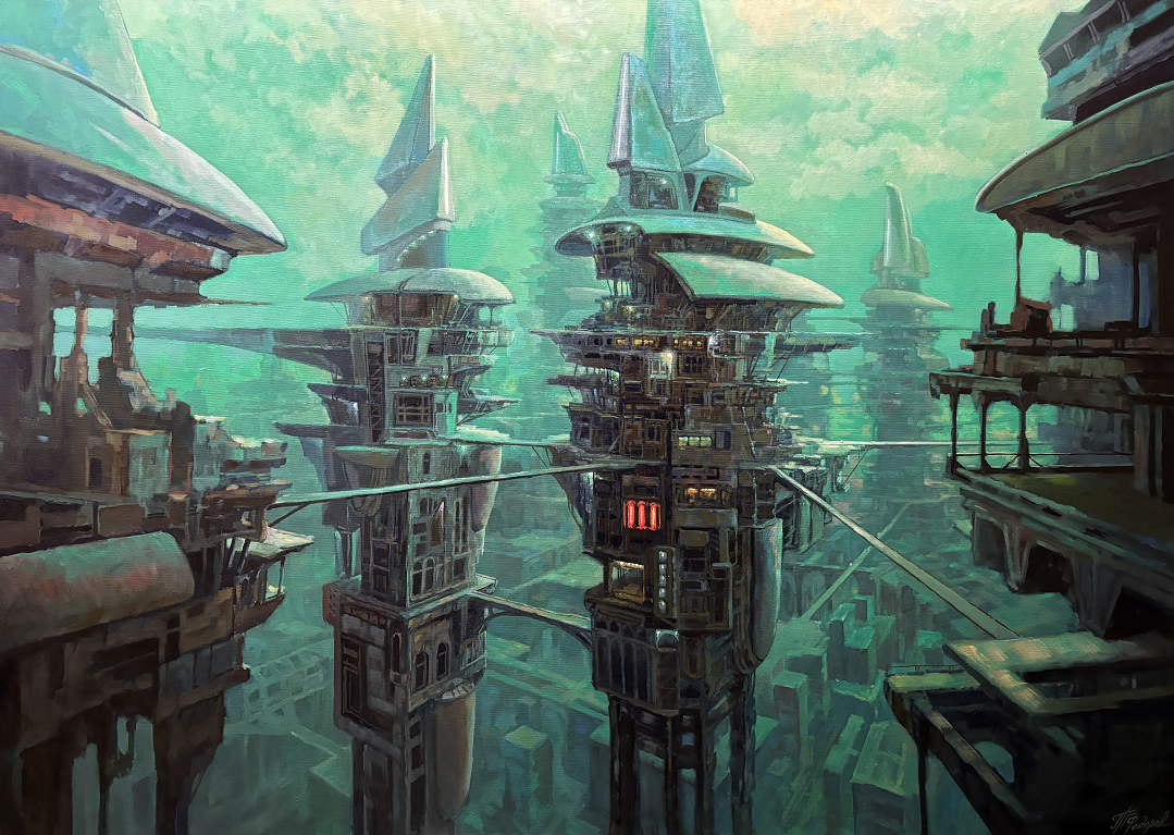 KUNSTDRUCK EMERALD PLANET - Pavel Fedorov