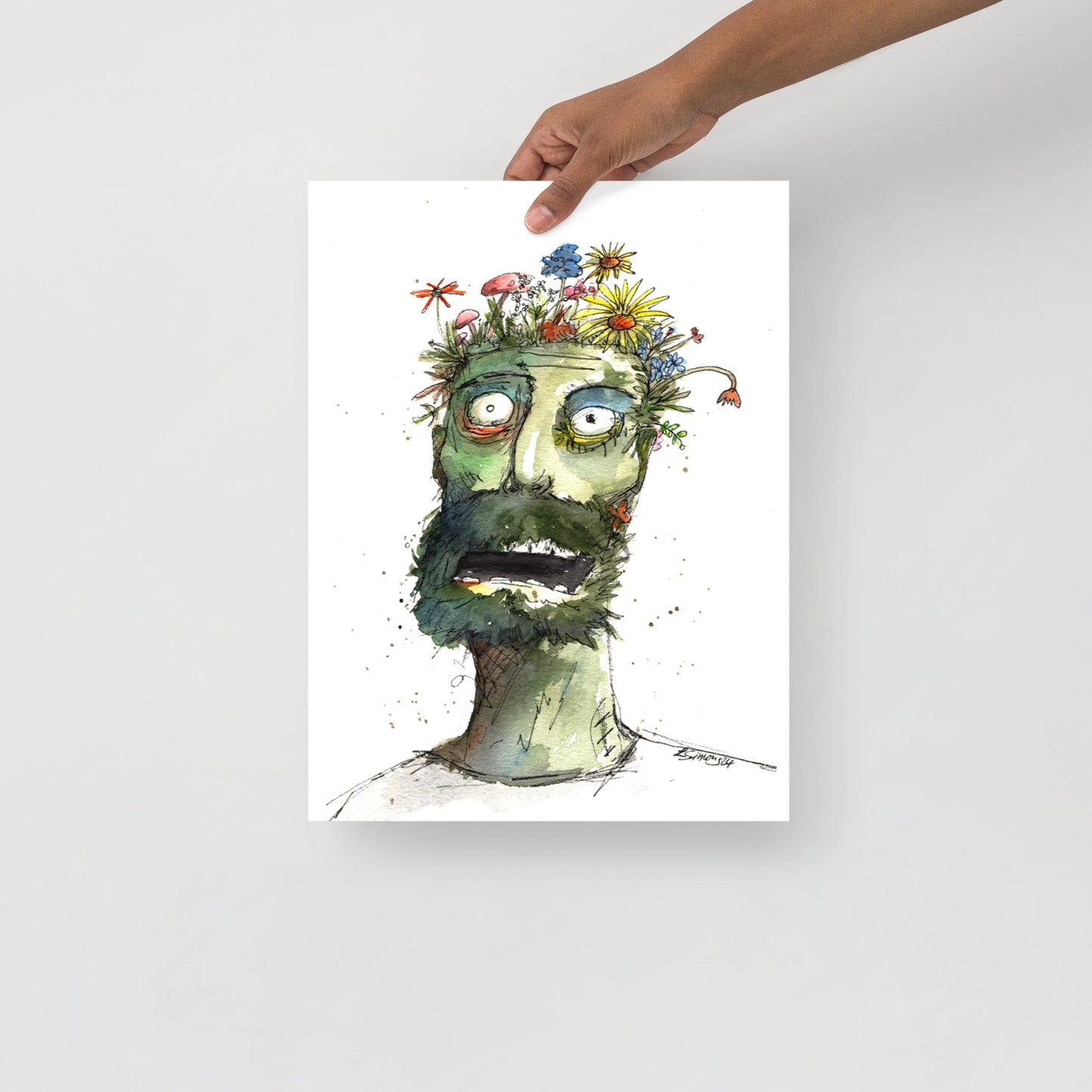 KUNSTDRUCK DEAD ALIVE - Lara Simons