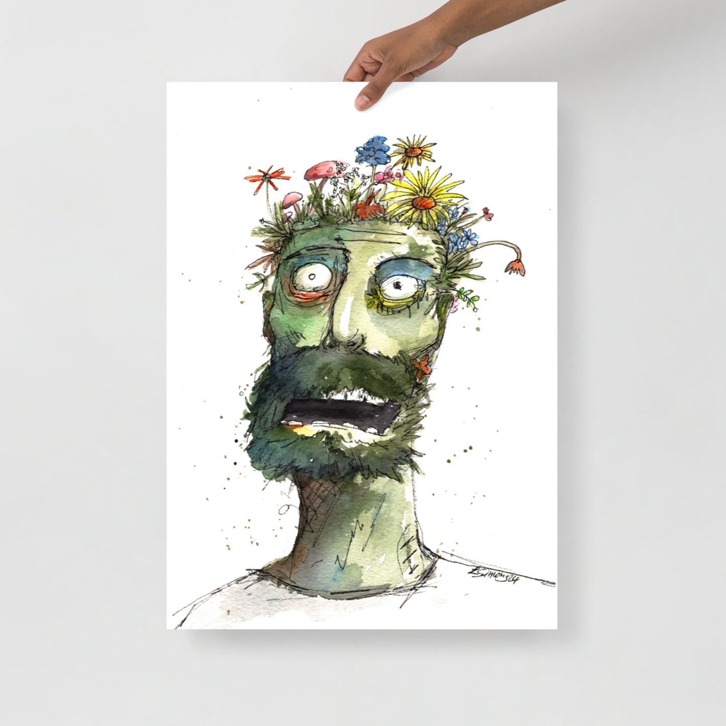 KUNSTDRUCK DEAD ALIVE - Lara Simons