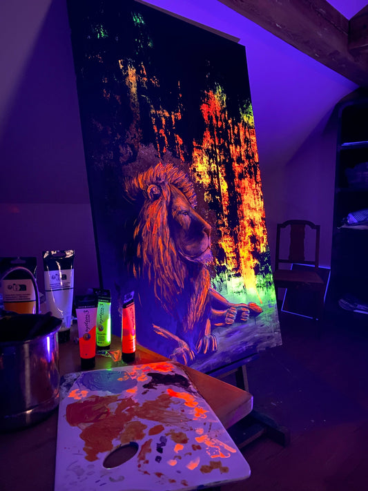 SCHWARZLICHT MALEN
