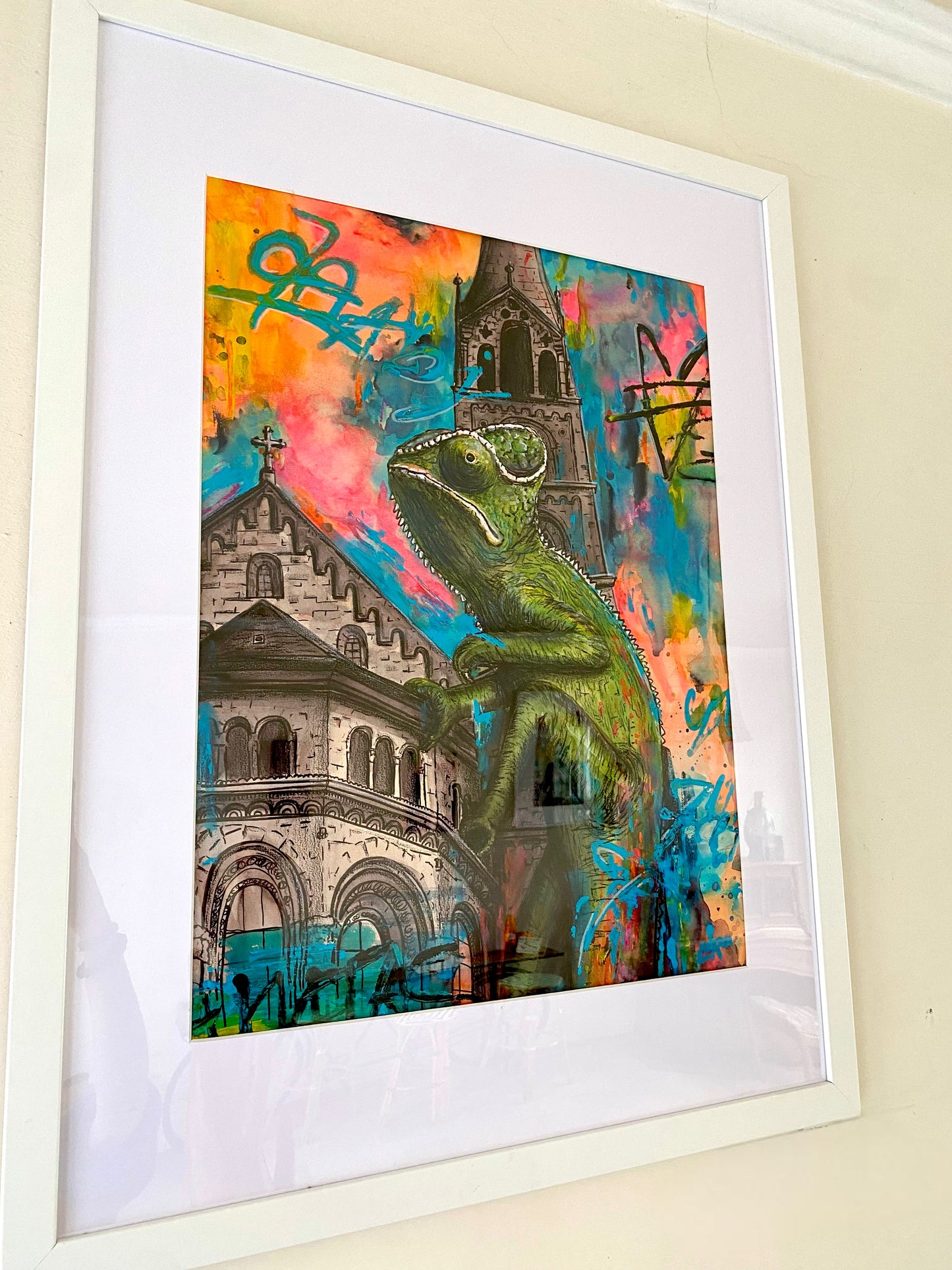 BLEND IN - STAND OUT | Lara Simons Originalgemälde Mixed Media