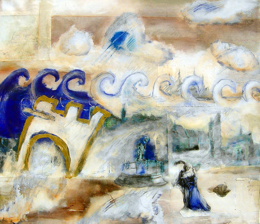 DAS SAGENHAFTE VIENNA - Michael Lampe 80x70 Collage
