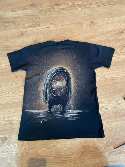 EXIST IT! | Lara Simons Artwear T-Shirt mit Rückenmalerei Unikat