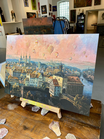 KUNSTDRUCK BAMBERG – Stadtansicht als Poster von Pavel Fedorov