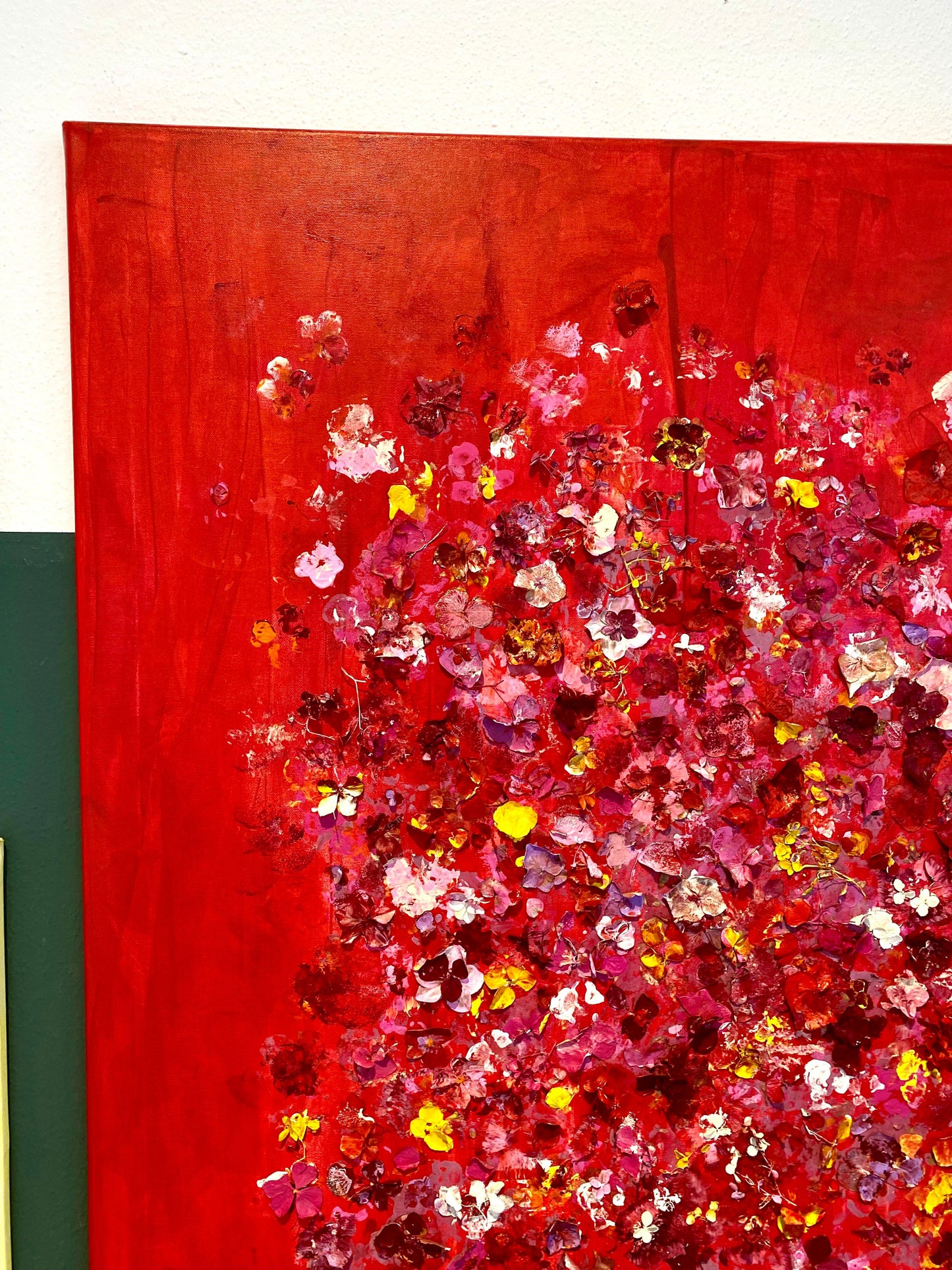 FLOWER FIELD | Original Acrylbild auf Leinwand von Studio Bloom (90x120 cm)"