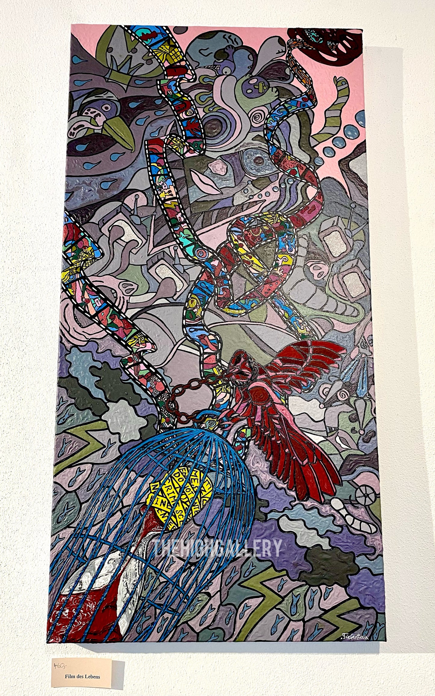 DER FILM DES LEBENS | Tiefentau Originalgemälde Acryl