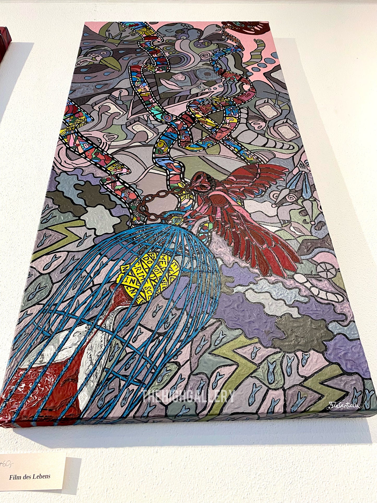 DER FILM DES LEBENS | Tiefentau Originalgemälde Acryl