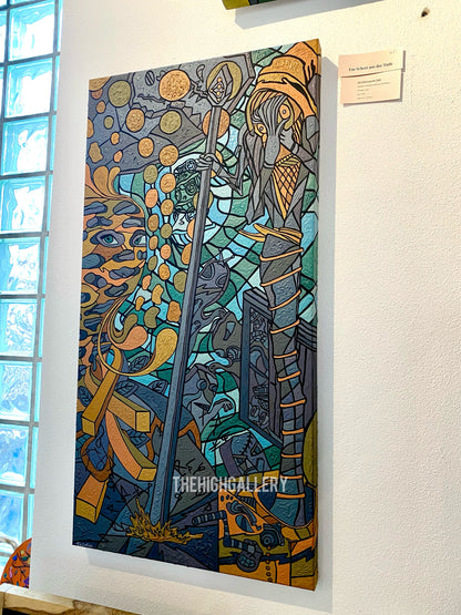 EIN SCHREI AUS DER TIEFE | AMADUYUS Originalgemälde Acryl