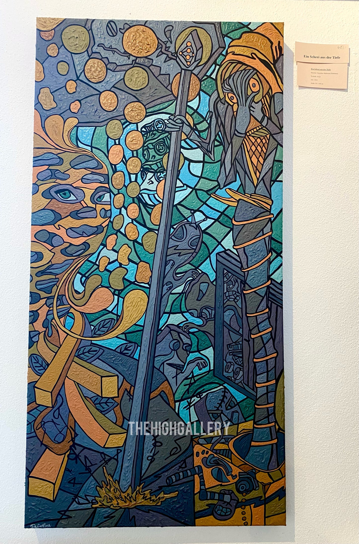 EIN SCHREI AUS DER TIEFE | AMADUYUS Originalgemälde Acryl