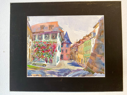 SZENE AUS BAMBERG | Alexander Vasilyev - Original Aquarell