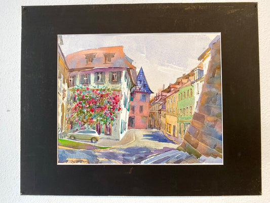 SZENE AUS BAMBERG | Alexander Vasilyev - Original Aquarell