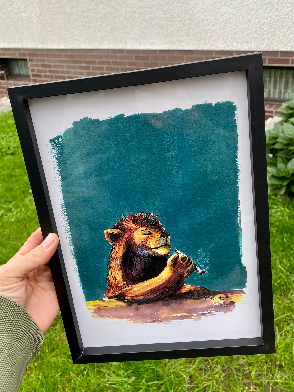 Art Print LION HIGH | HOOC