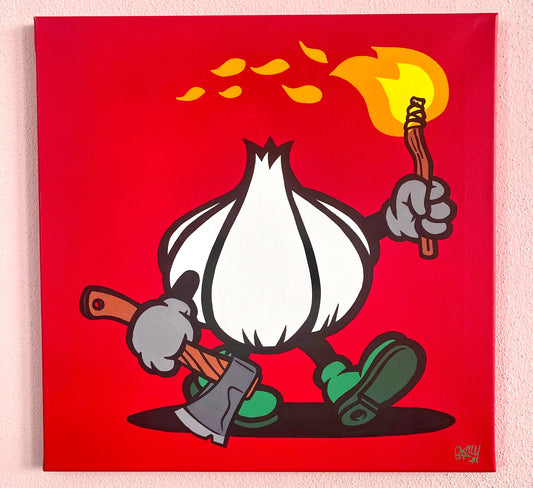 Garaldo Gauda – „Abraham von Garlic“ (50 × 50 cm)