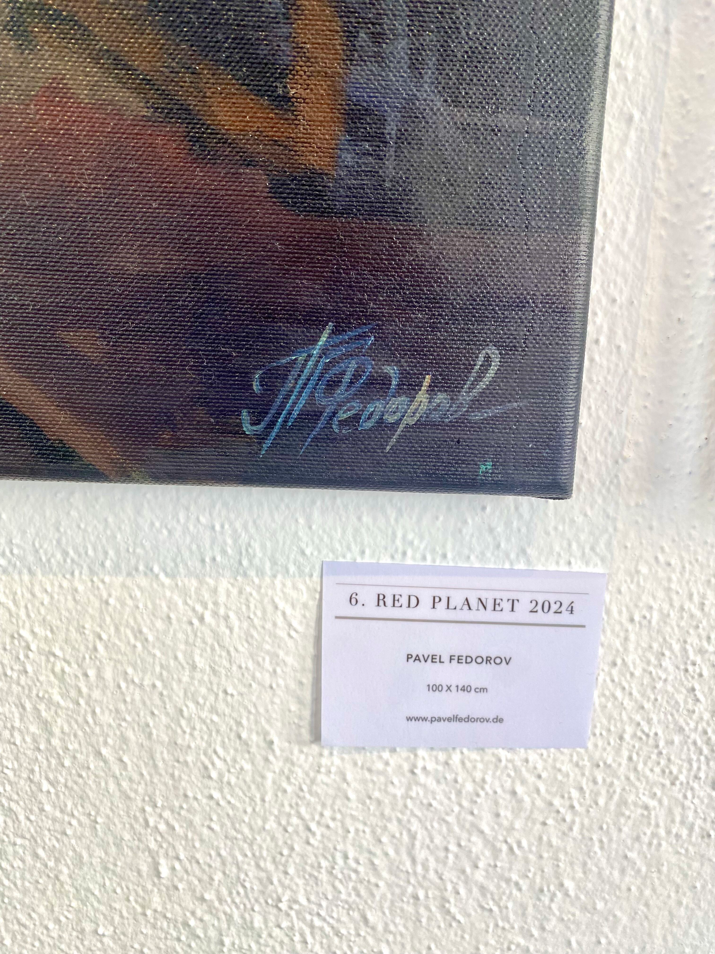 RED PLANET – Futuristisches Stadtgemälde von Pavel Fedorov