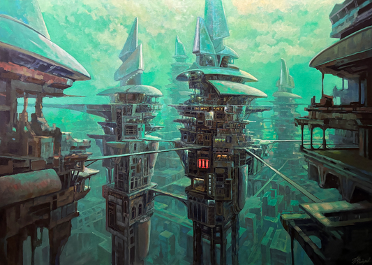 KUNSTDRUCK EMERALD PLANET - Pavel Fedorov