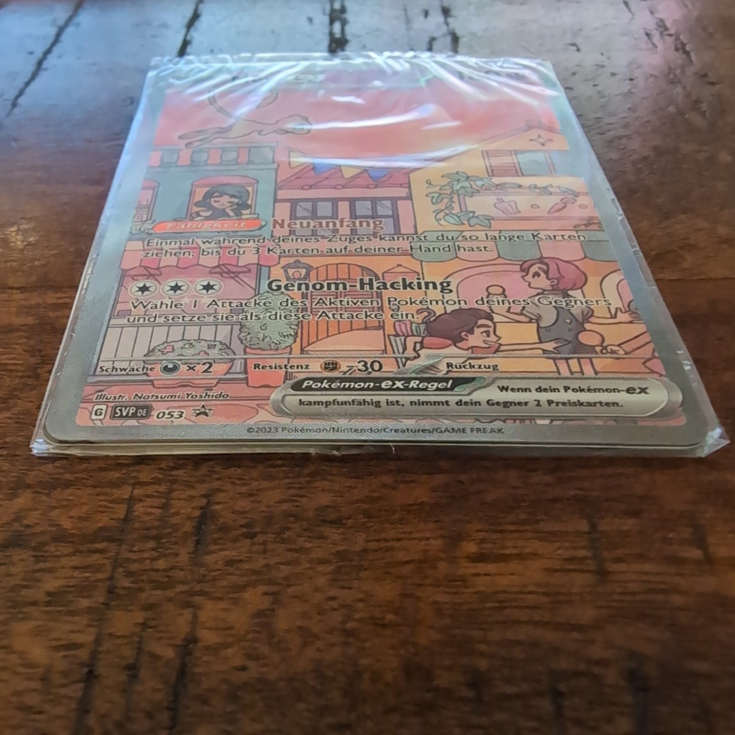 Pokemon TCG Mew ex svp 053 Sealed Blackstar Promo Karmesin & Purpur 151
